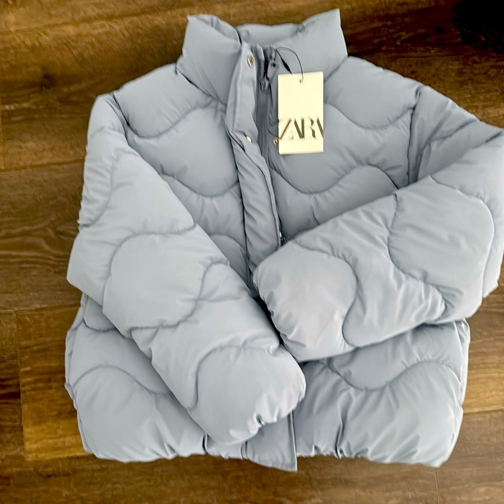 NWT girls Zara puffer coat